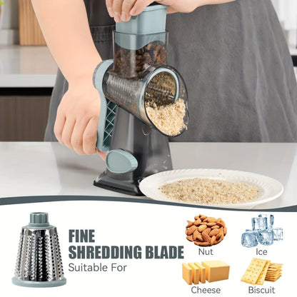 Rotary Cheese Grater Manual Shredder