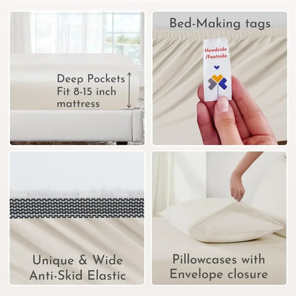 Soft Cooling Sheets, King and Queen Size