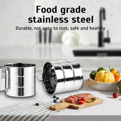 Stainless Steel Mesh Sifter Cup for Baking