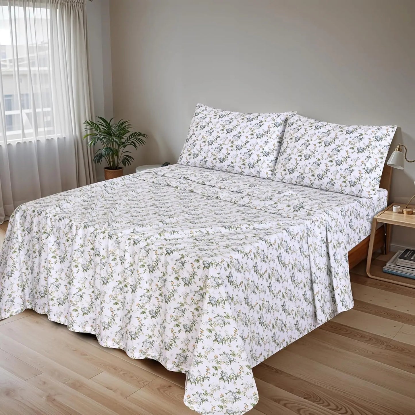 100% Cotton Sheets - Crispy Cooling