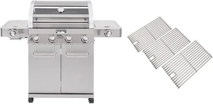 Propane Gas Grills w/ Lid, Built-In Thermometer