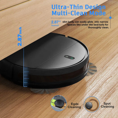 Robot Vacuum Cleaner, Mopping Sweeping Suction, Wifi