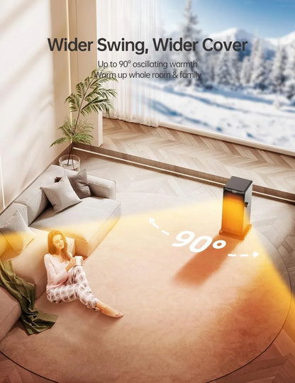 1500W Space Heaters, Electric Heater for Bedroom
