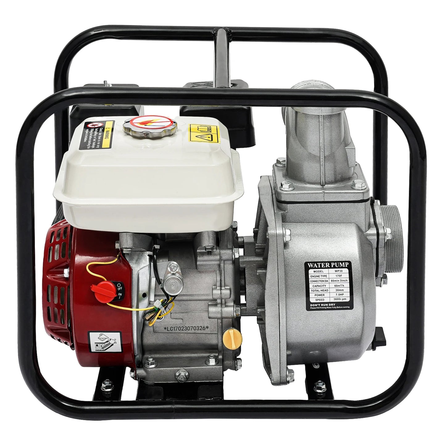 Portable Gasoline Engine Water Pump