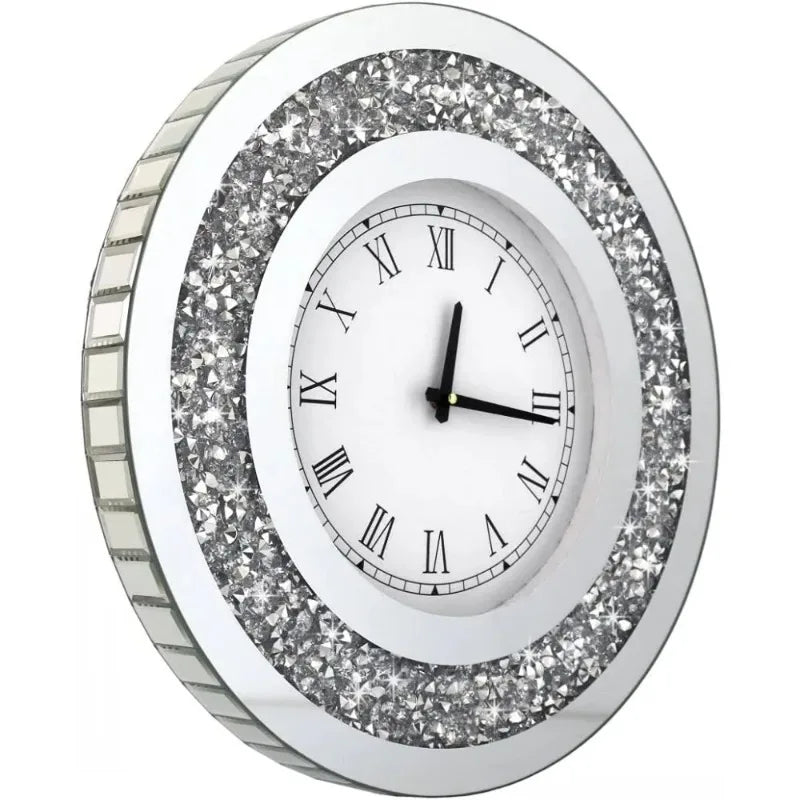 Large Wall Clock Wall Decoration Crystal