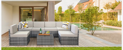 Outdoor Sectional Furniture Chair Set
