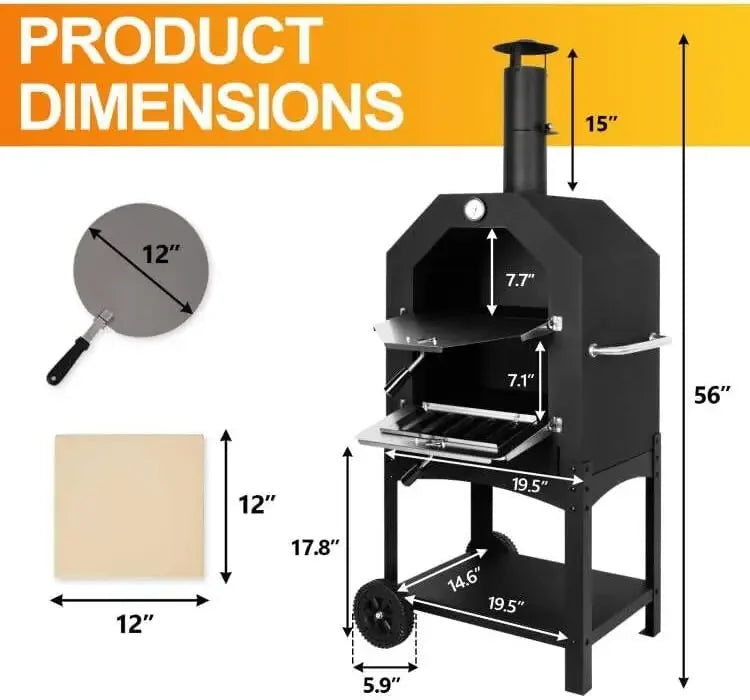 Outdoor Wood Fired Pizza Oven