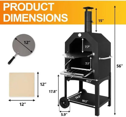 Outdoor Wood Fired Pizza Oven
