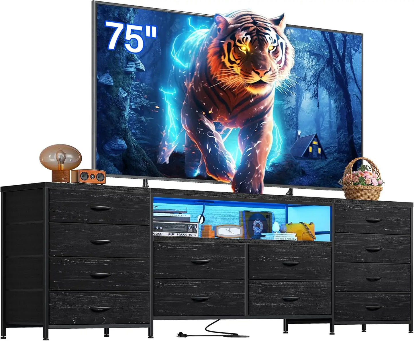 TV Stand Dresser for 65 70 75 Inch
