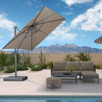 9' X 11.5' Rectangle Patio Umbrella