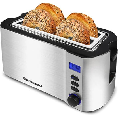 4 Slice Toaster with Warming Rack