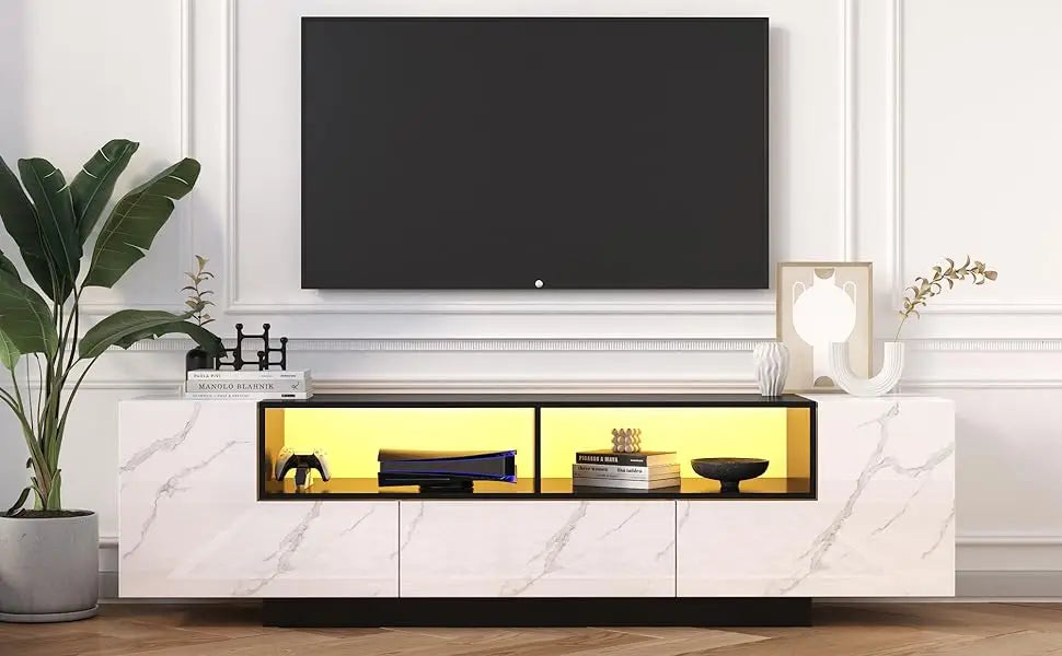 Stand for 75 Inch TV, Gaming Entertainment Center