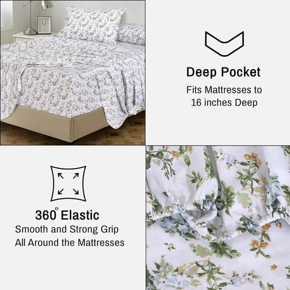 100% Cotton Sheets - Crispy Cooling