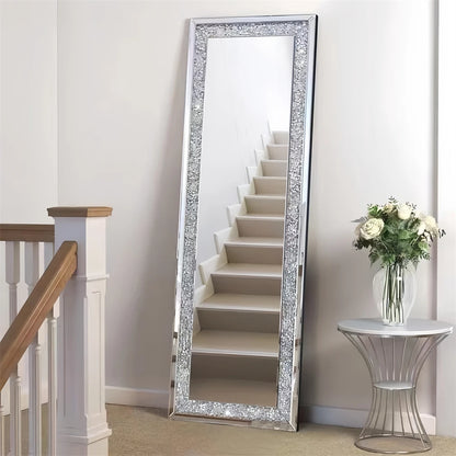 Large Charming Diamond Decorative Wall Mirror