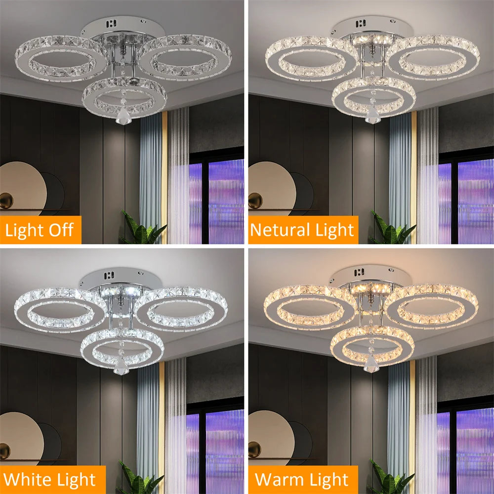 Modern Crystal Chandelier for Bedroom /Living Room