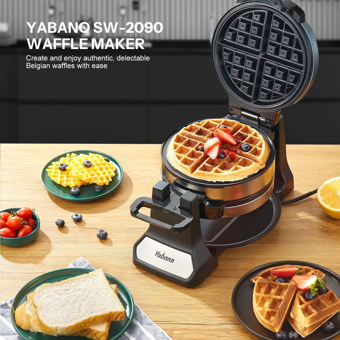 Rotating Waffle Iron, Double Flip