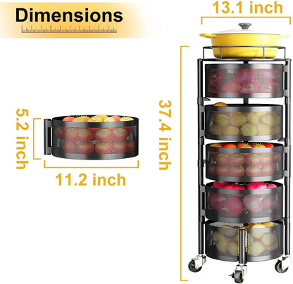 Fruit/Vegetable Basket Bowls for Storage