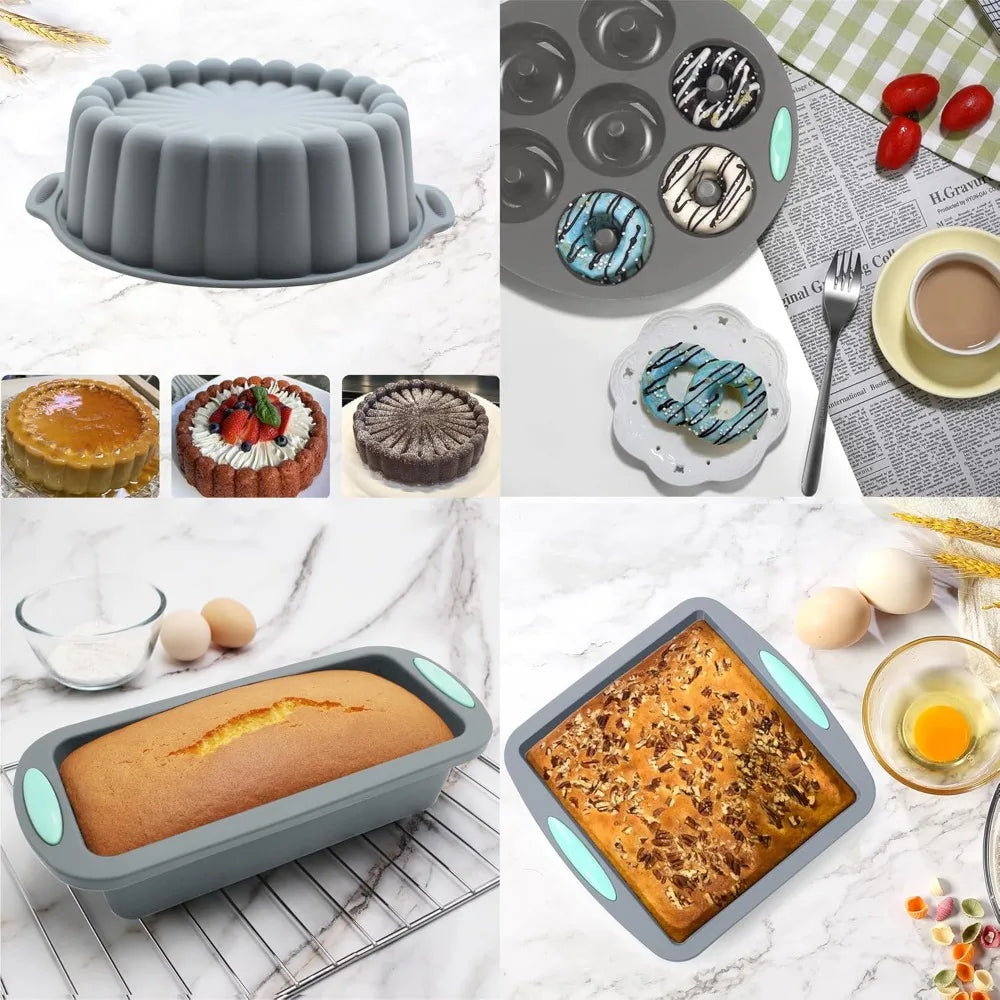 49 Piece Silicone Bakeware Set