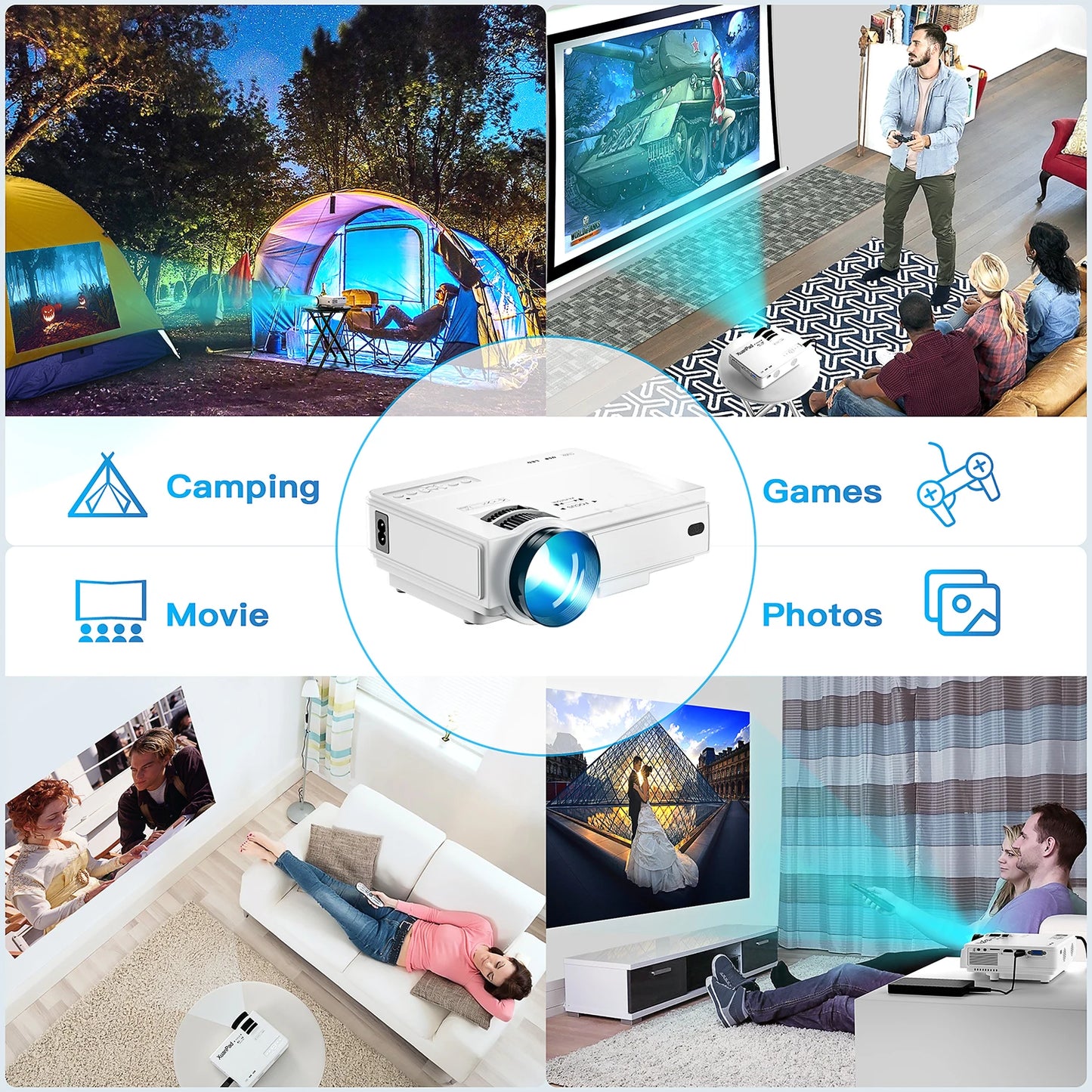 Home Theater Mini Projector